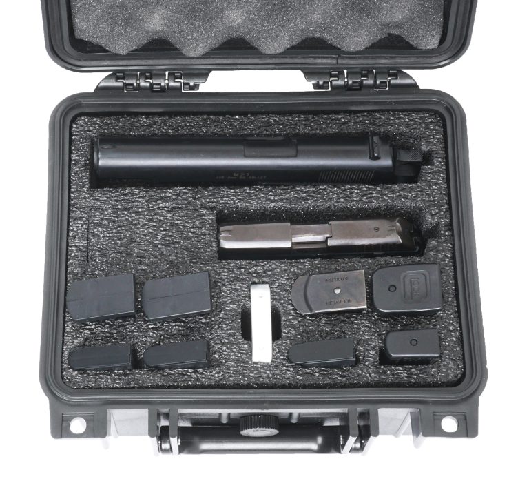 2 Pistol Case Top View