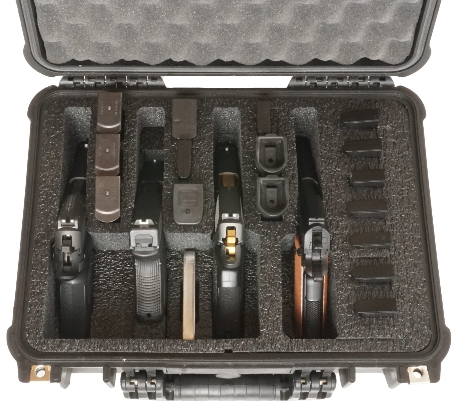 Case Club 4 Pistol Waterproof Case with Silica Gel & Heavy-Duty Foam