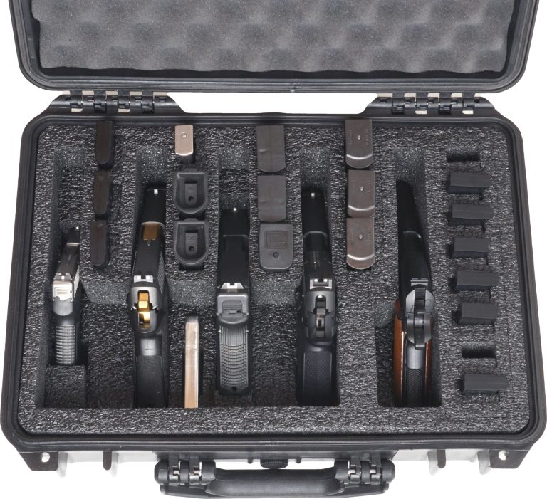 5 pistol case top