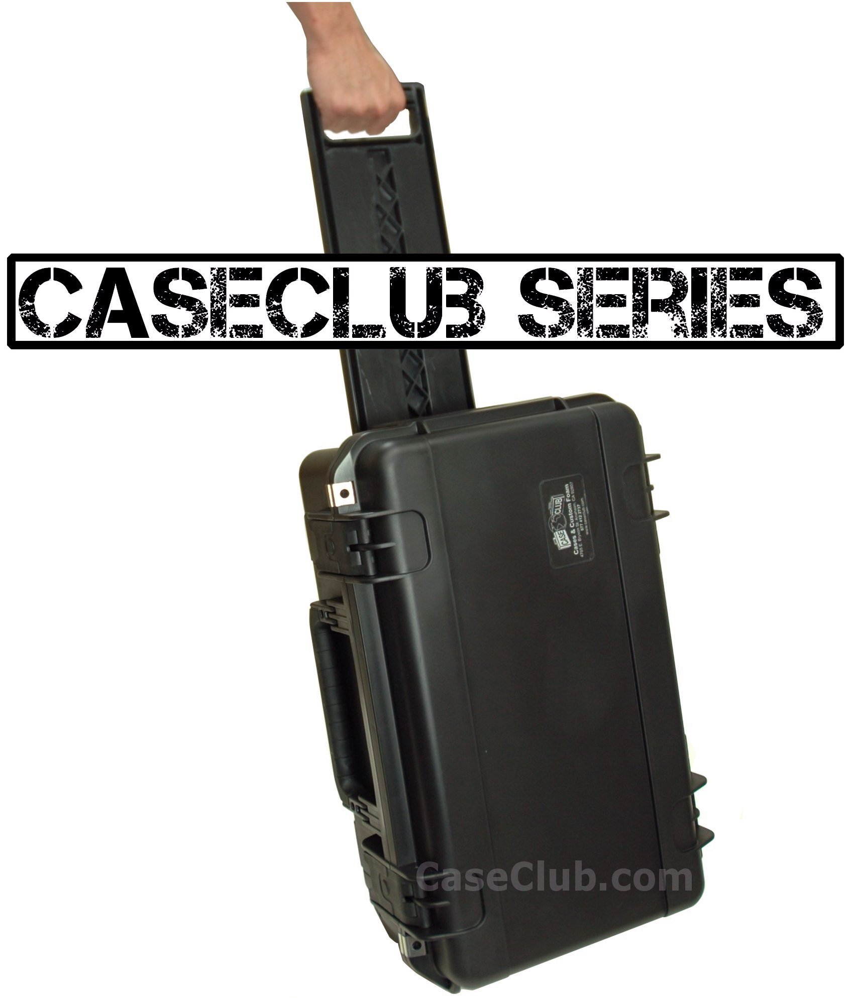 Case Club Waterproof 7 Pistol Case with Silica Gel & HeavyDuty Foam