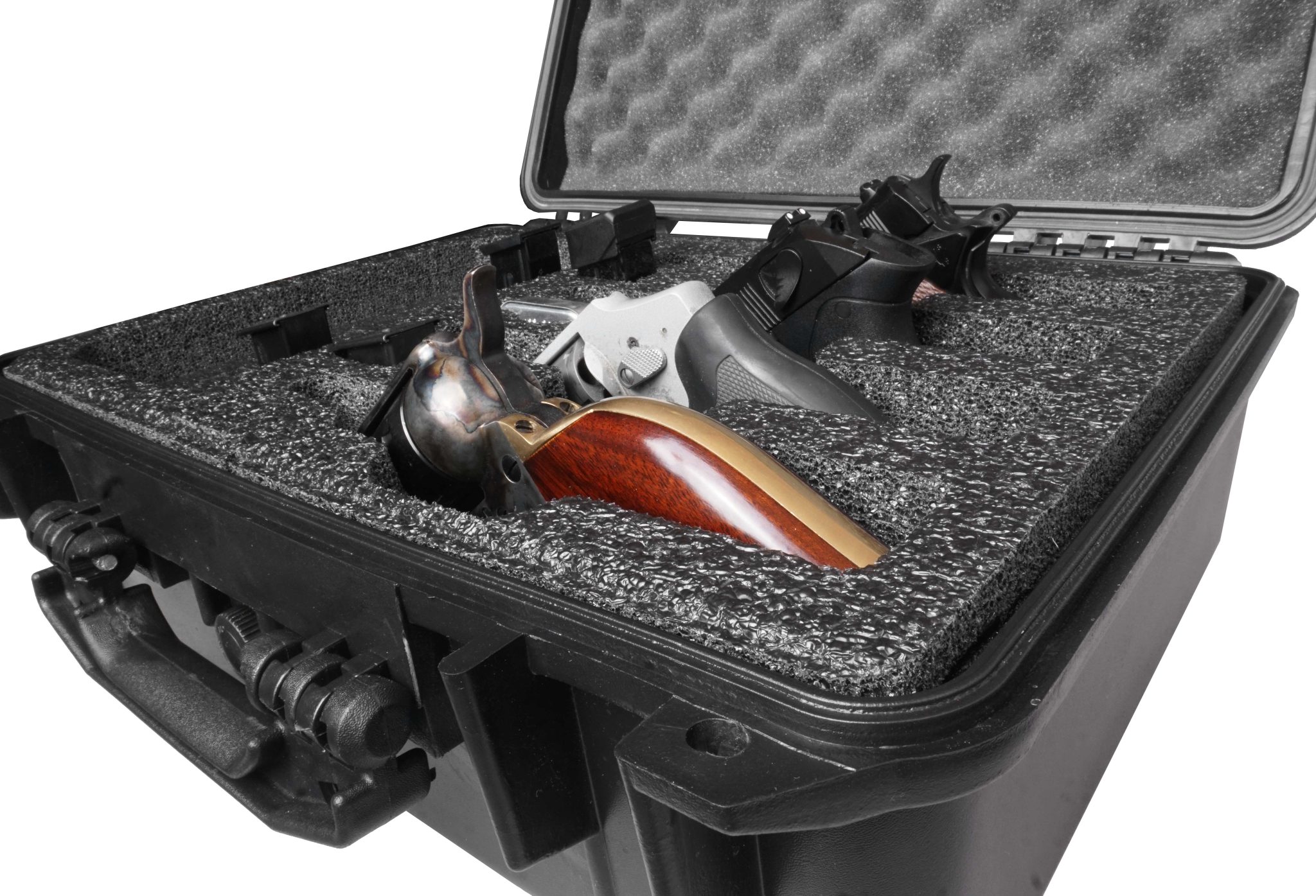 Case Club 4 Revolver Waterproof Case with Silica Gel & Laser Cut Foam