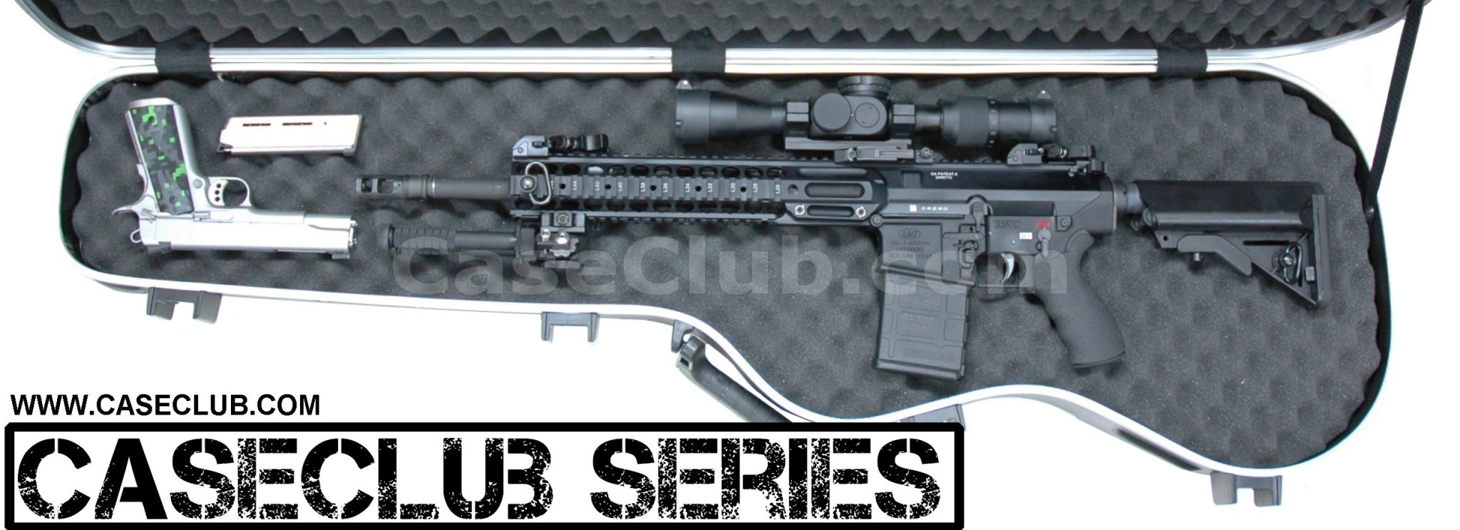 Case Club Discreet Universal Rifle Case Made From a Guitar Shell