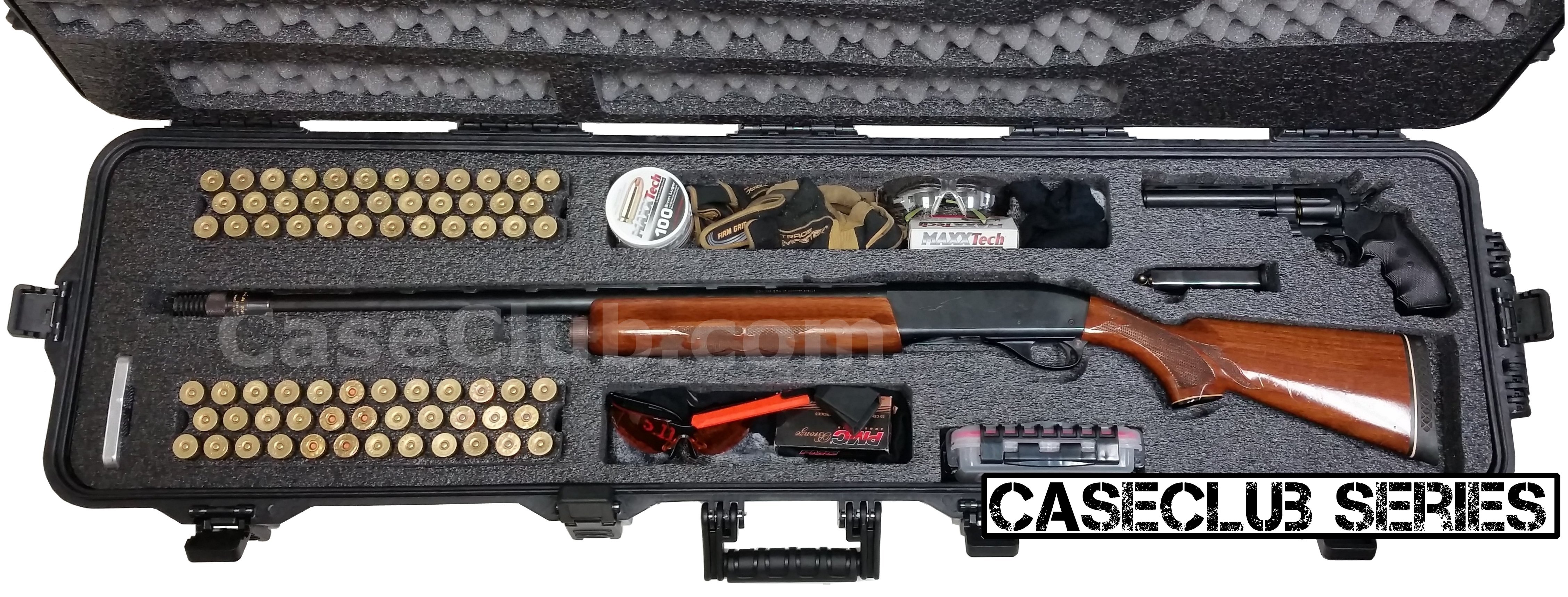Case Club Waterproof Sporting Shotgun Case with Silica Gel & Accessory Box