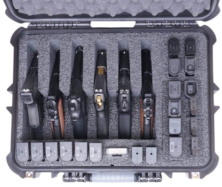 six pistol case acc magazines
