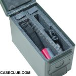 1 Pistol & Accessory 50 Cal Ammo Can Foam