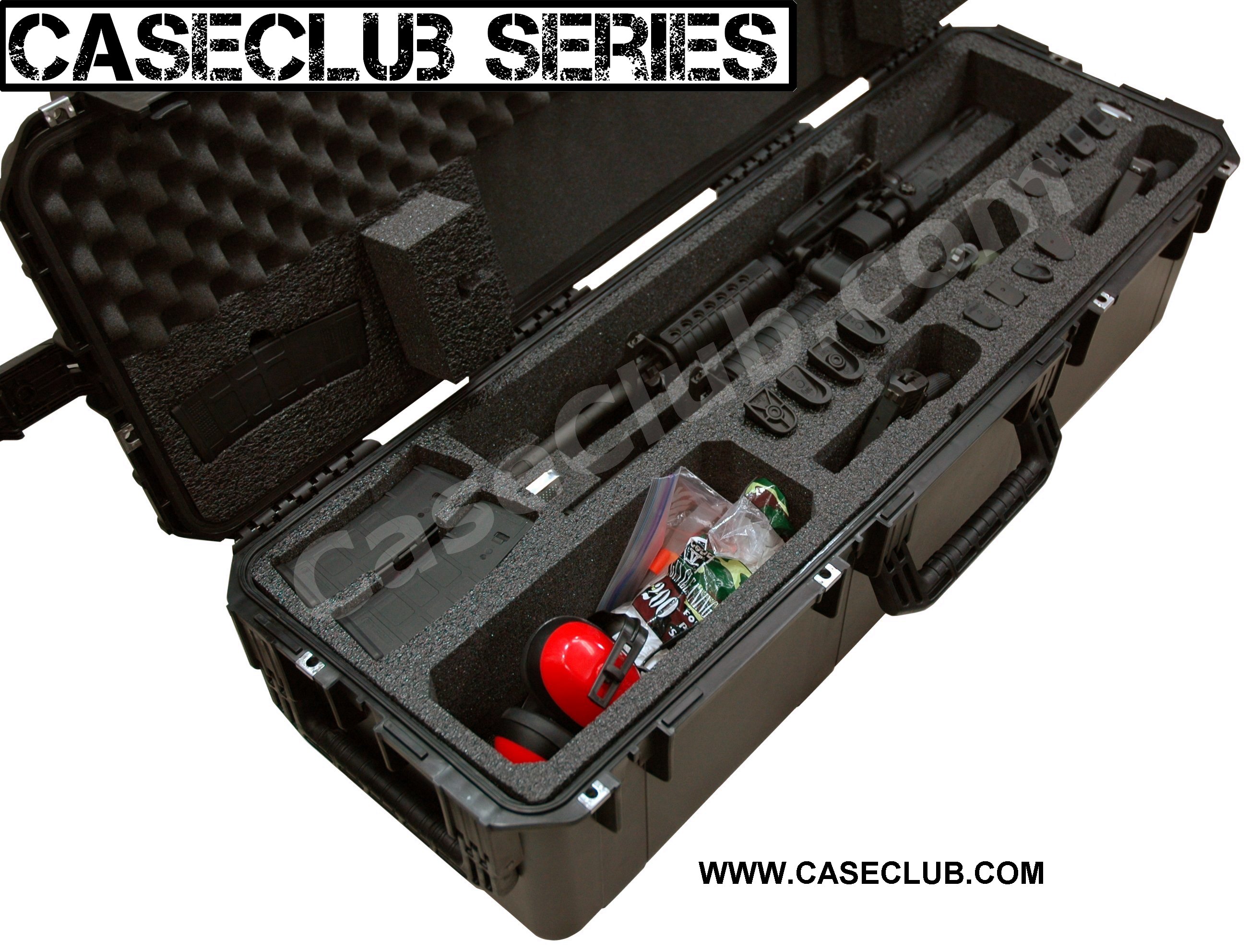 2 AR15 Rifle & 3 Pistol Case Multiple Rifle / Shotgun Cases Case Club