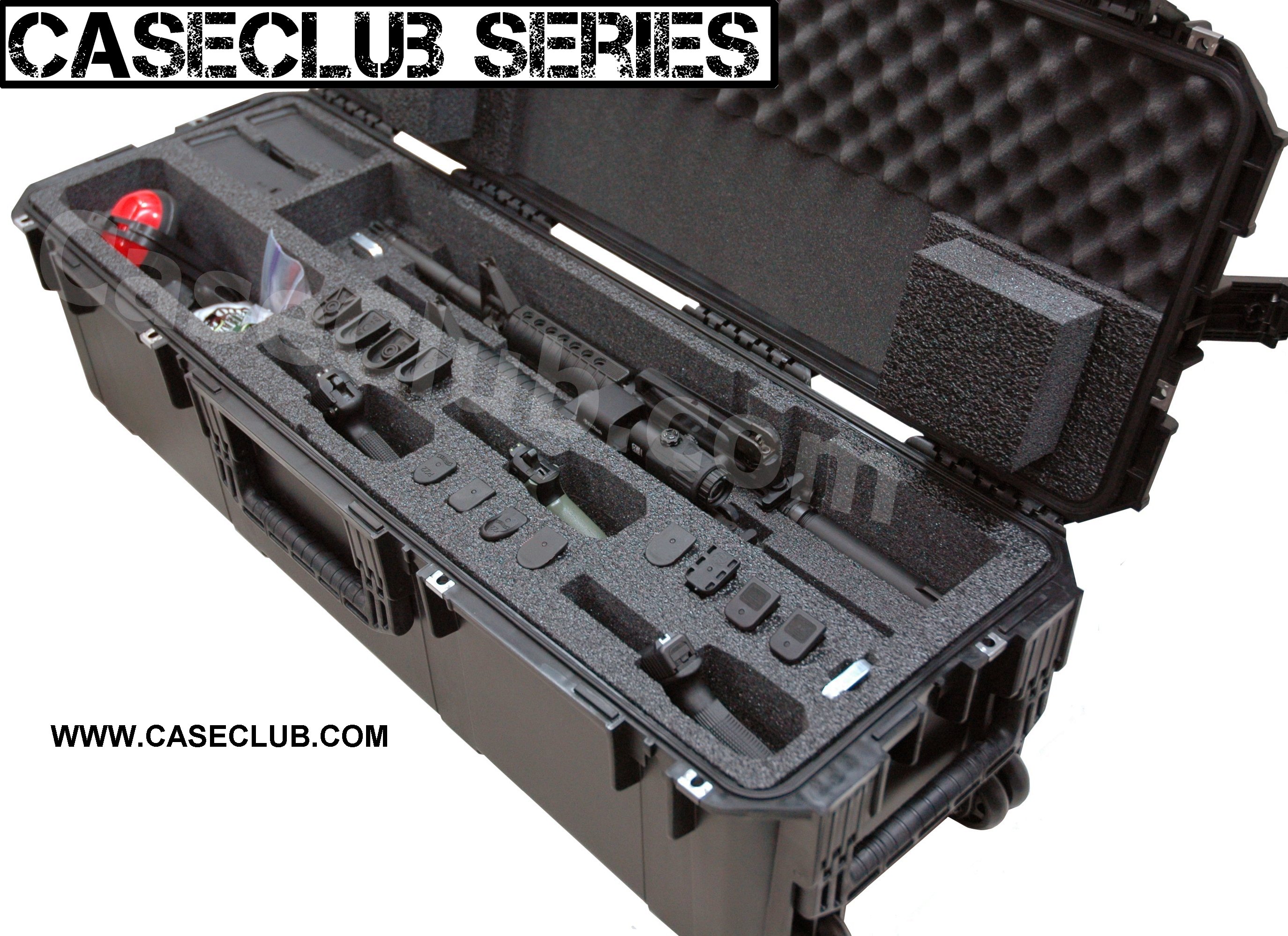 2 AR15 Rifle & 3 Pistol Case Multiple Rifle / Shotgun Cases Case Club