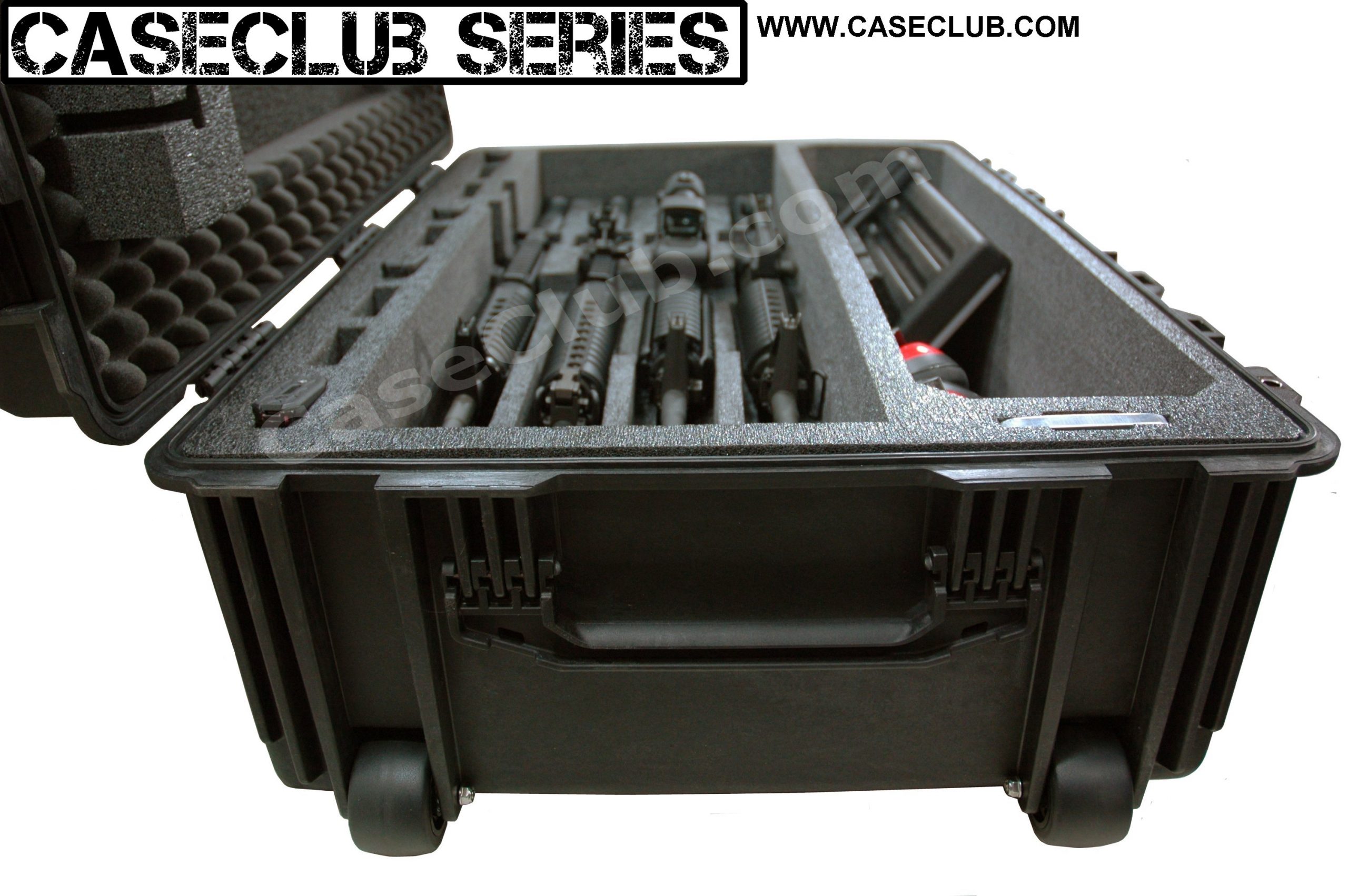 4 AR15 Rifle & Accessory Case Case Club