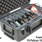 6 Pistol & Accessory Foam Only for the Pelican™ 1510 Case