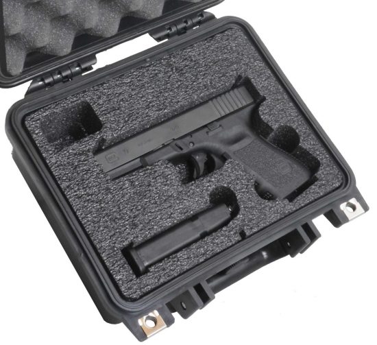 Case Club Glock 19 Waterproof Pistol Case with PreCut Foam G19