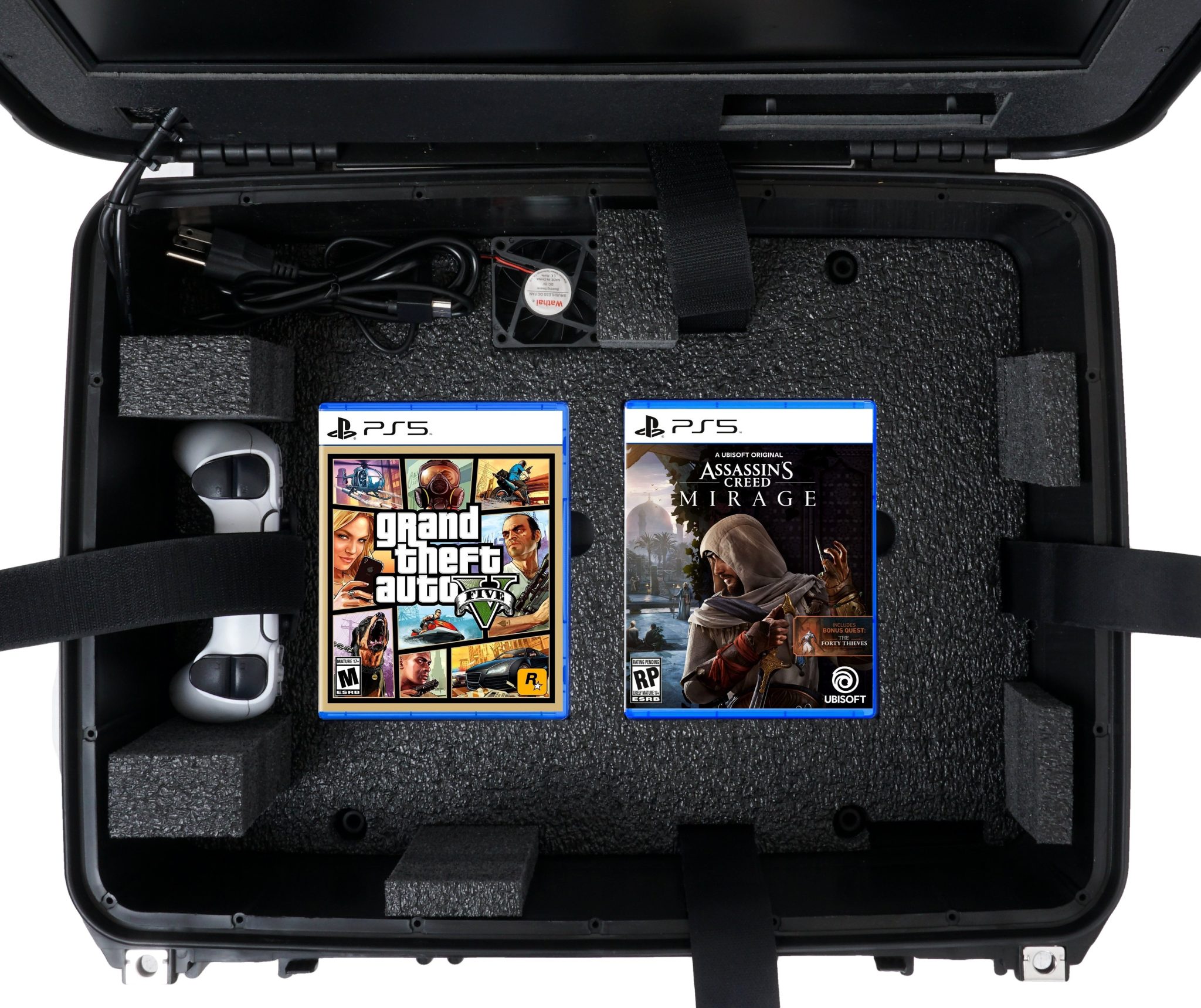 Case Club Waterproof PlayStation 5 Portable Gaming Case w/ Built in Monitor