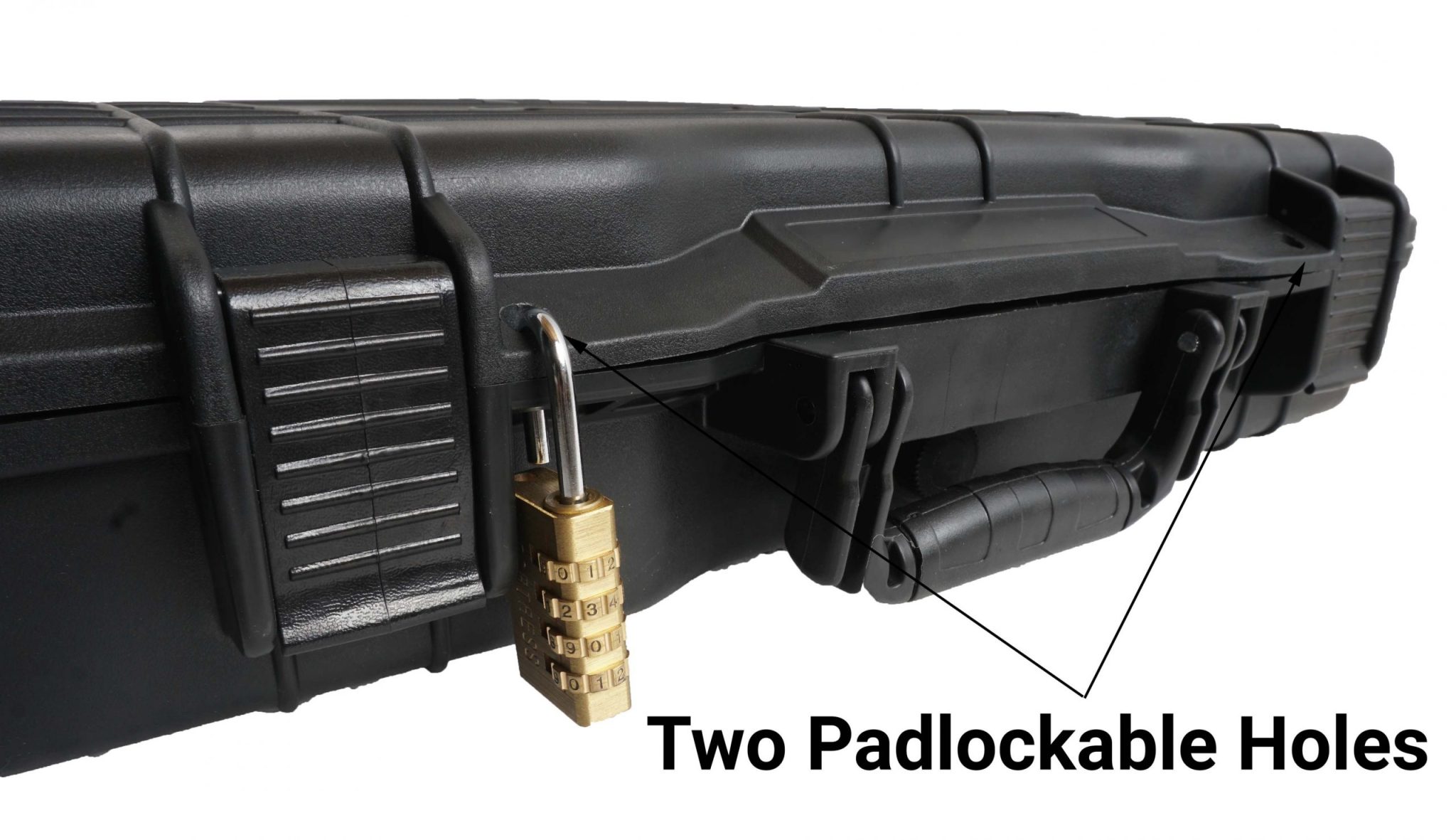 Case Club Waterproof Breakdown FN PS90 Rifle Case with Silica Gel