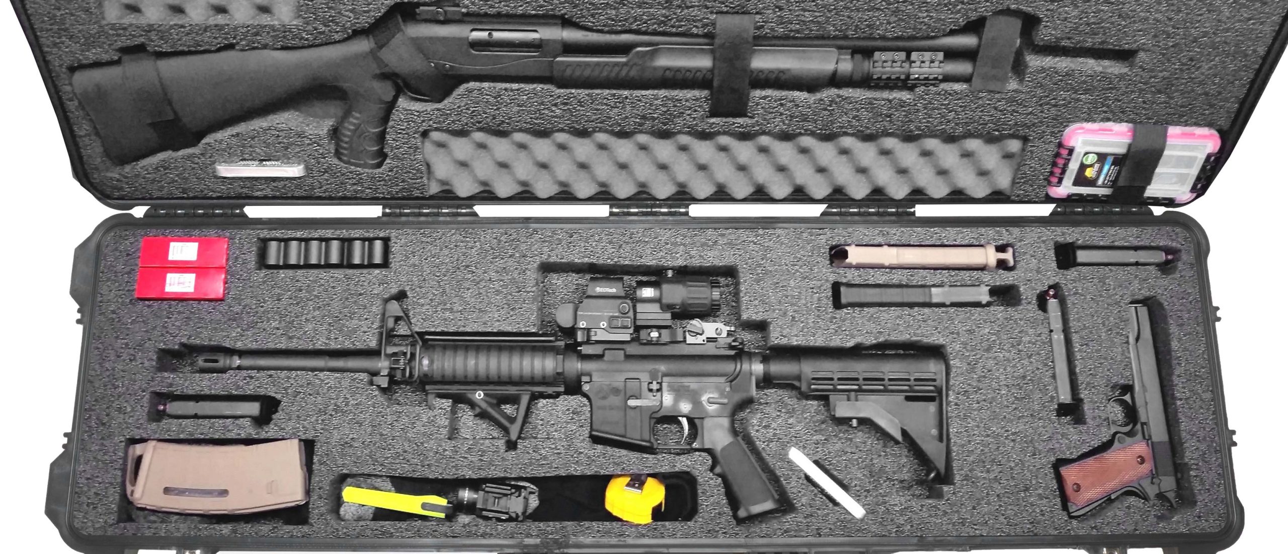  Professional 3 inch Gun Case Foam 12 x 12 x 3 inch - 1  piece (charcoal)