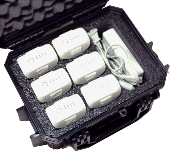 DJI Phantom 4 Battery Case - Foam Example
