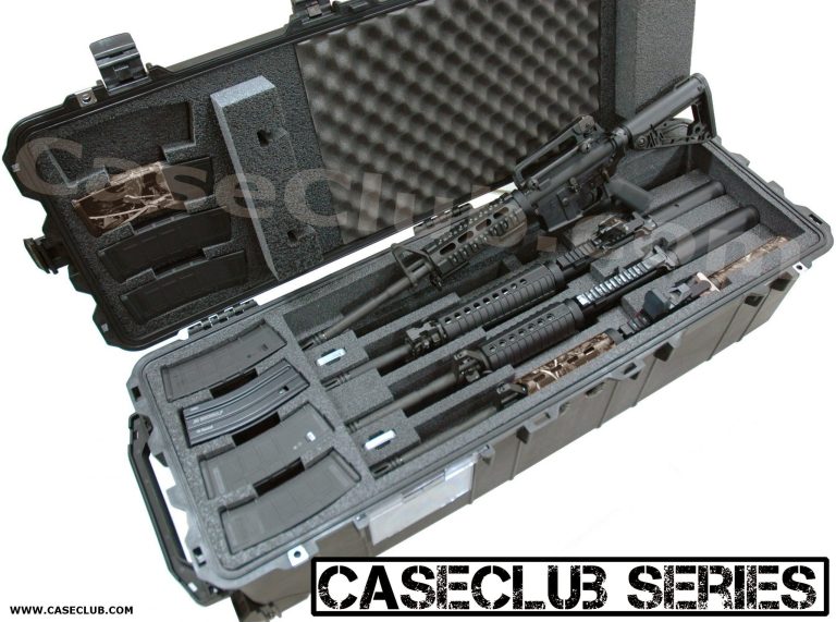 4 AR15 Carbine Rifle Case - Case Club
