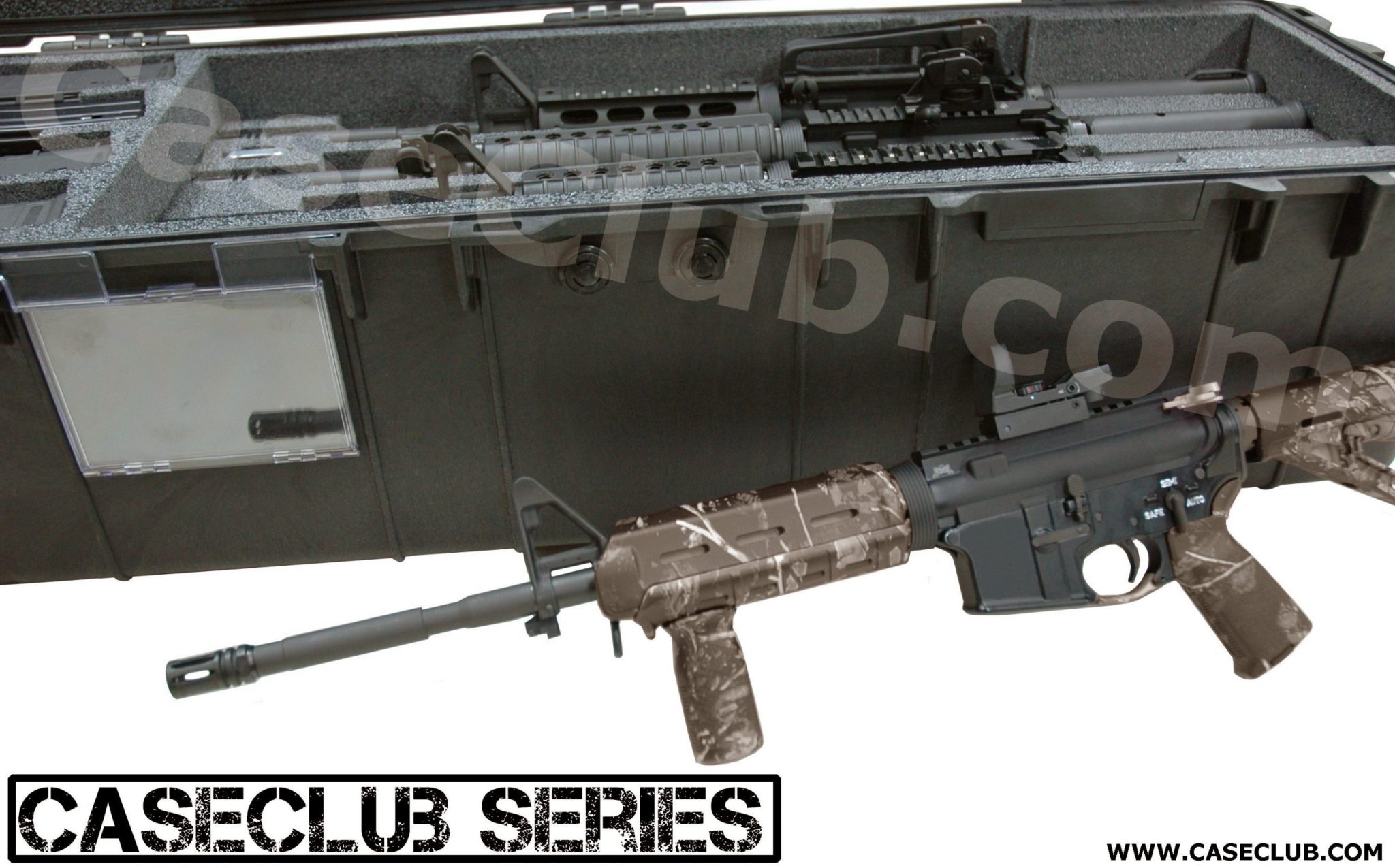 4 AR15 Carbine Rifle Case - Case Club