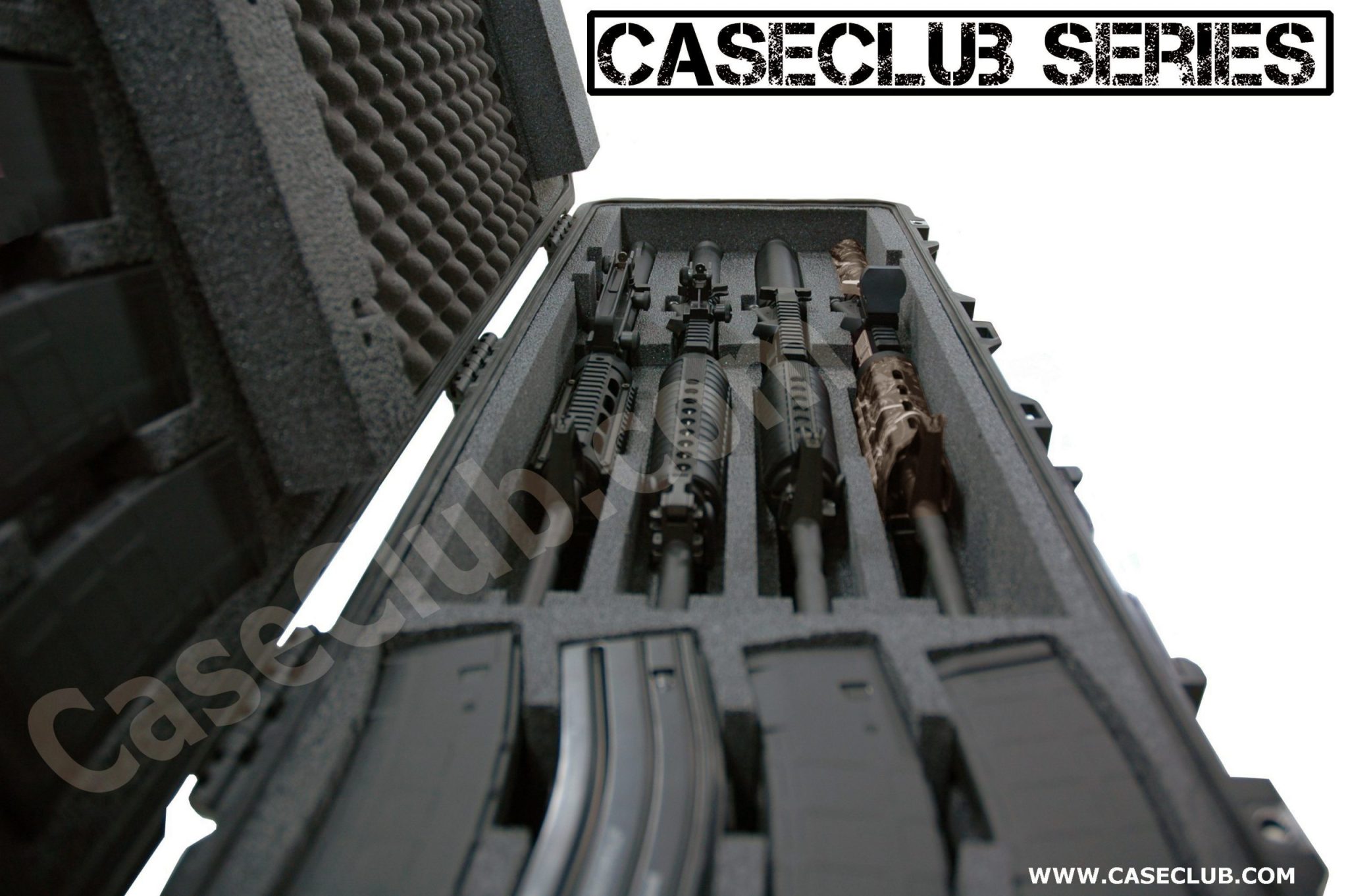 4 AR15 Carbine Rifle Case - Case Club