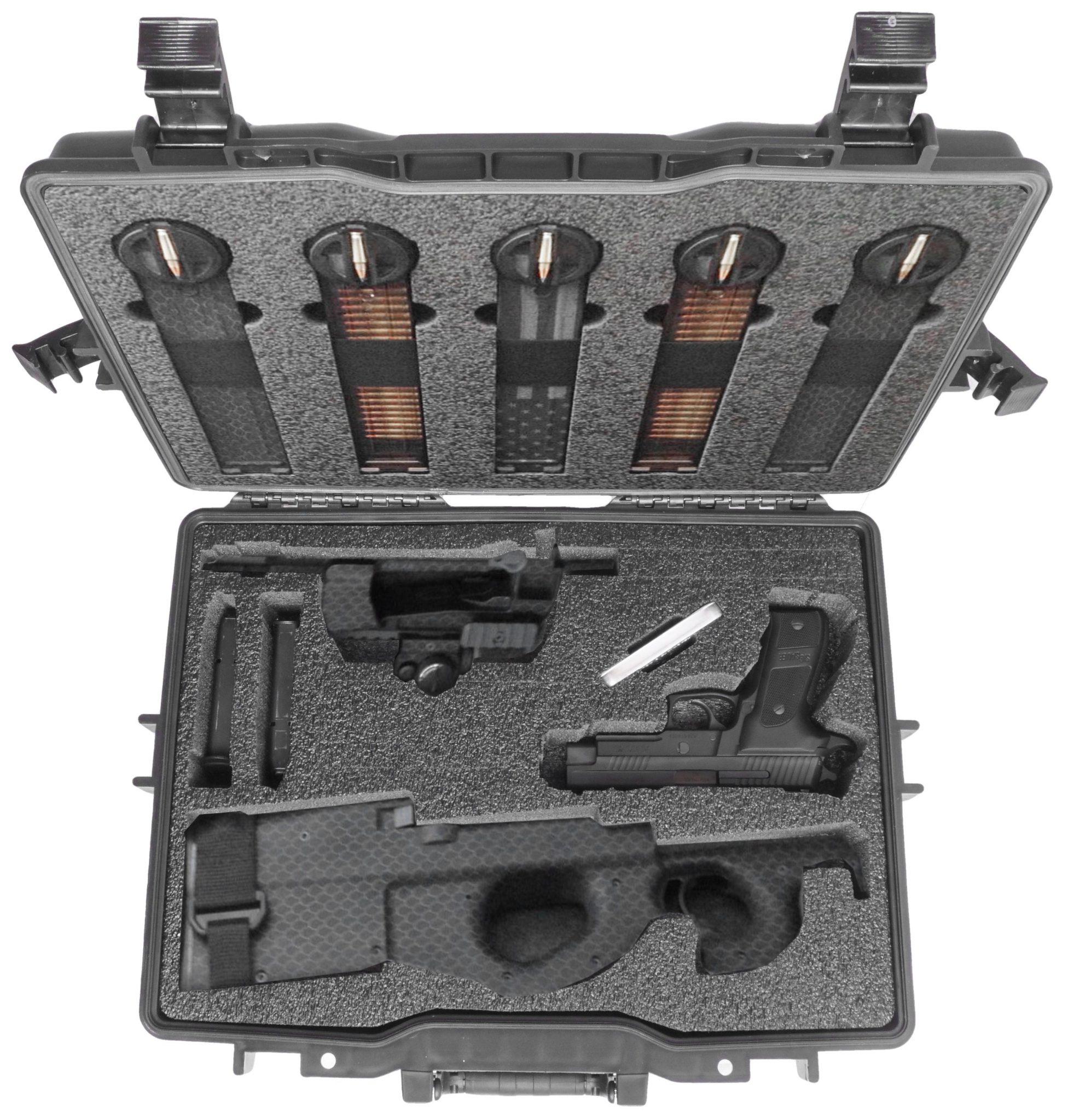 Case Club Waterproof Breakdown FN PS90 Rifle Case with Silica Gel