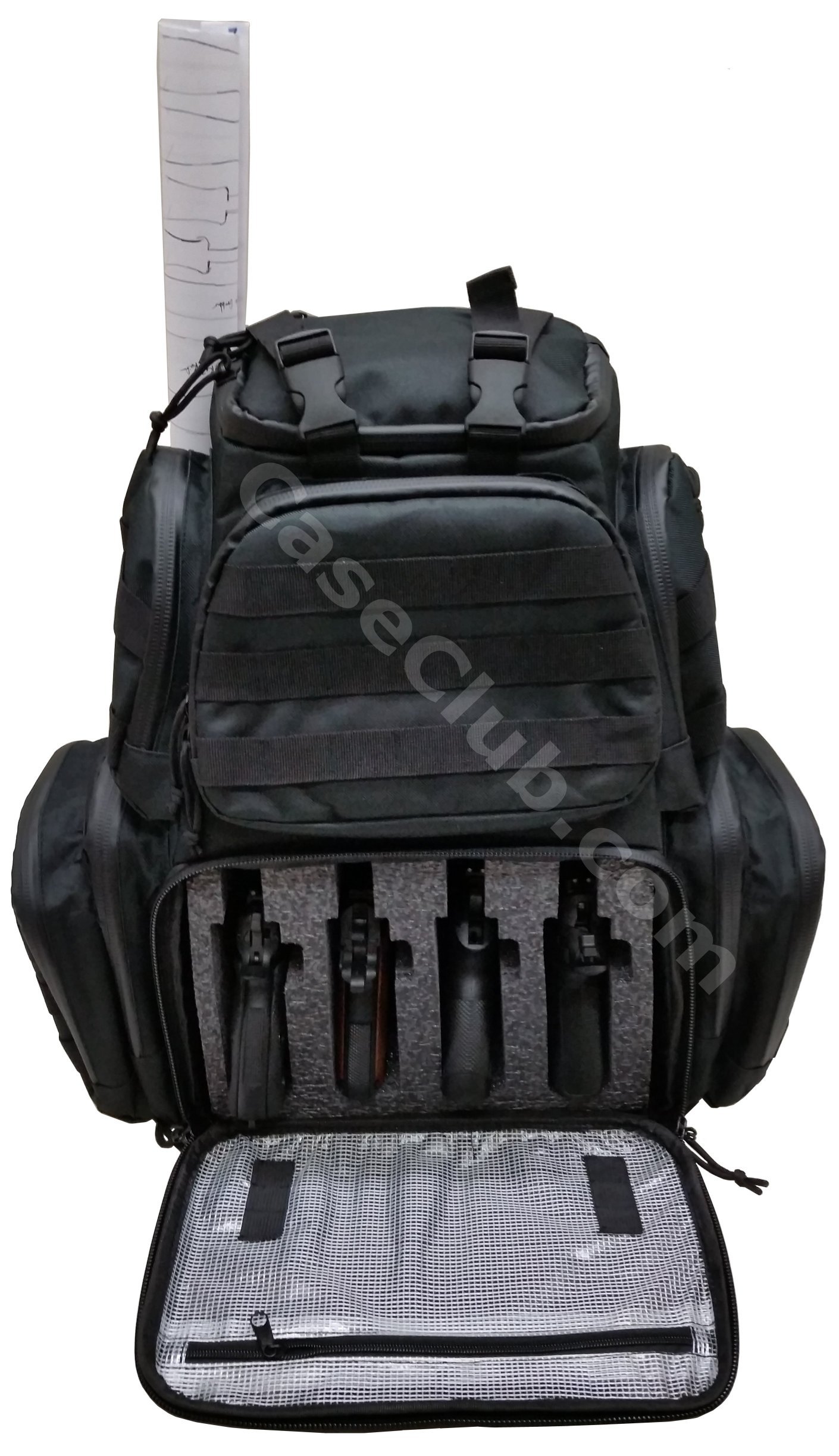 Case Club Tactical 4-Pistol Backpack with Molle Straps & Rainfly (Gen 2)