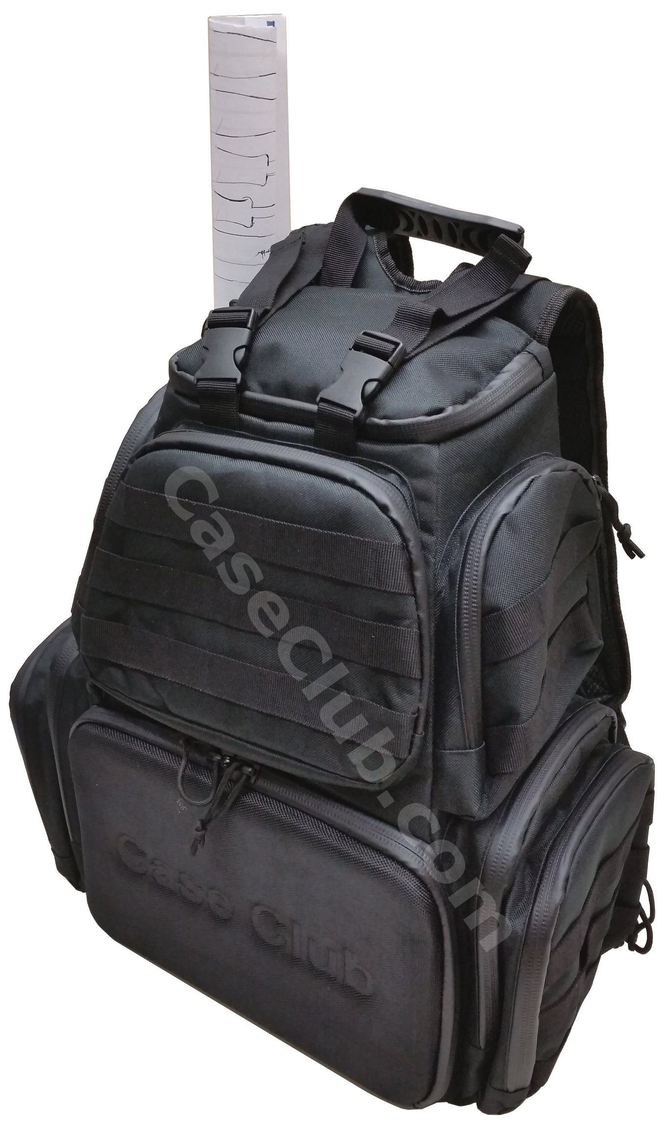 Case Club Tactical 4-Pistol Backpack with Molle Straps & Rainfly (Gen 2)