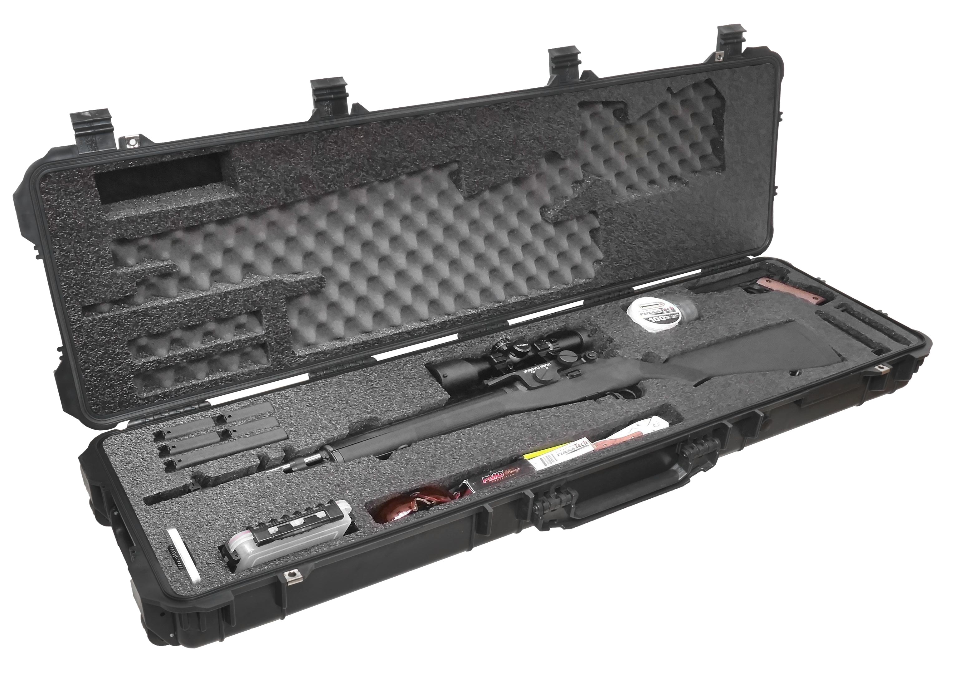 Case Club Waterproof Springfield M1A Rifle Case with Silica Gel
