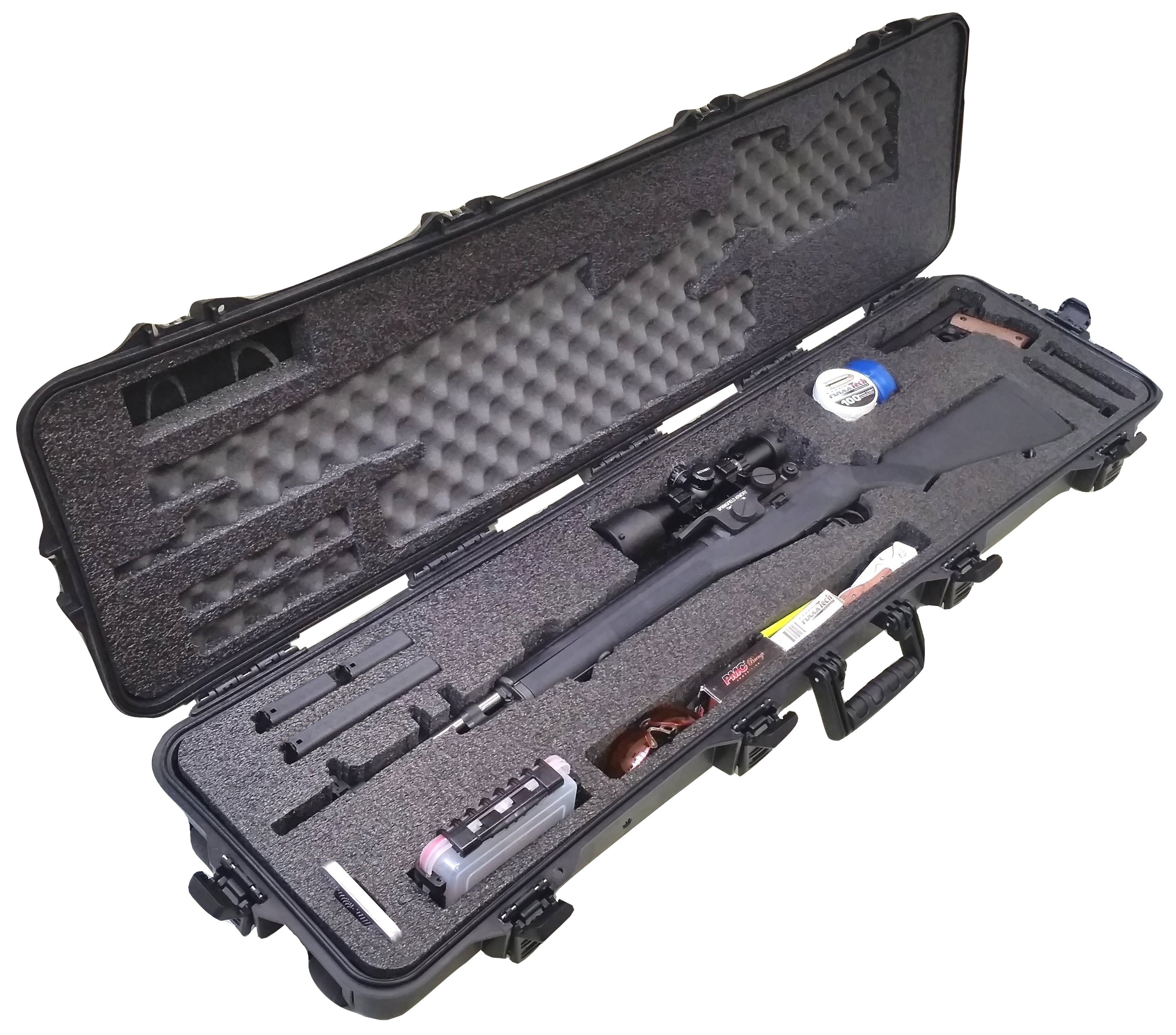 Case Club Waterproof Springfield M1A Rifle Case with Silica Gel