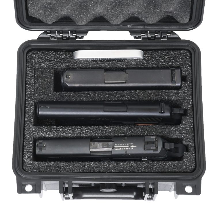 3 Pistol Case Top View