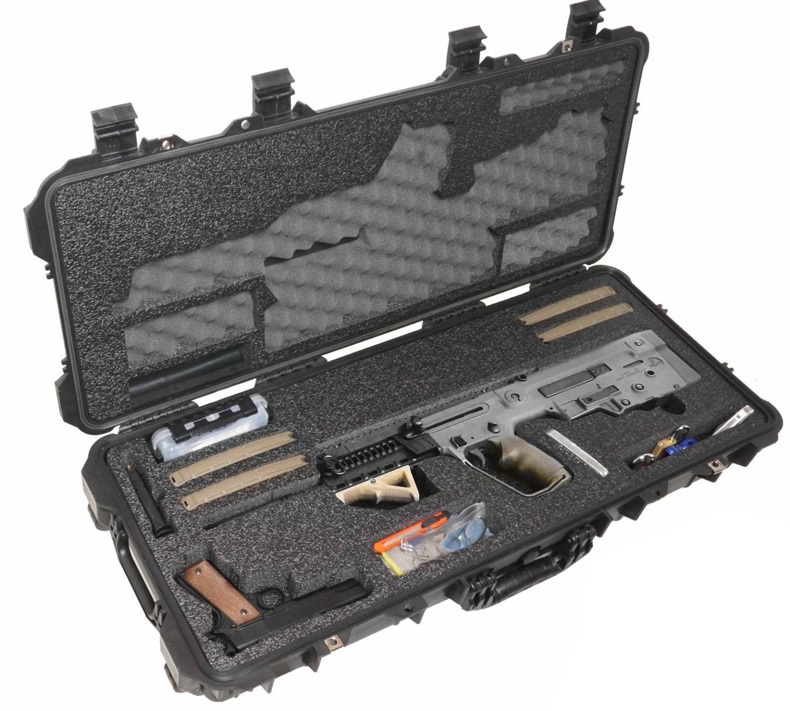 Case Club Waterproof IWI Tavor Rifle Case with Silica Gel & Accessory Box