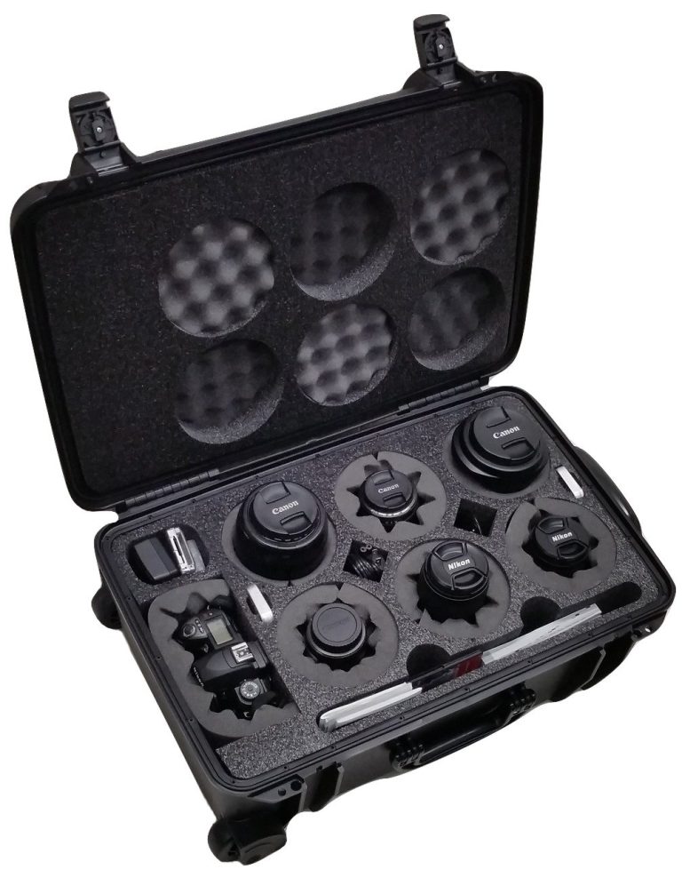 DSLR 6 Lens Camera Case