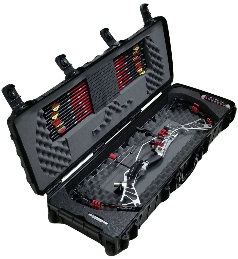 Case Club Waterproof Parallel Limb Bow Case with Accessory Box & Arrow Holder