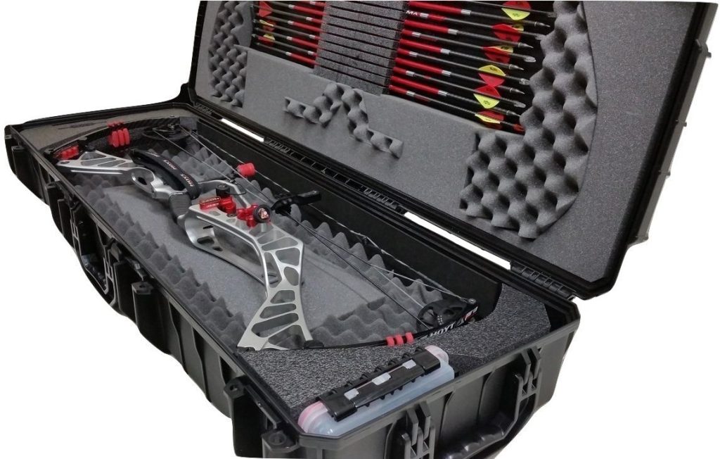 Case Club Waterproof Parallel Limb Bow Case with Accessory Box & Arrow