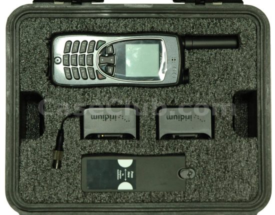 Iridium Extreme Satellite Phone Case - Foam Example