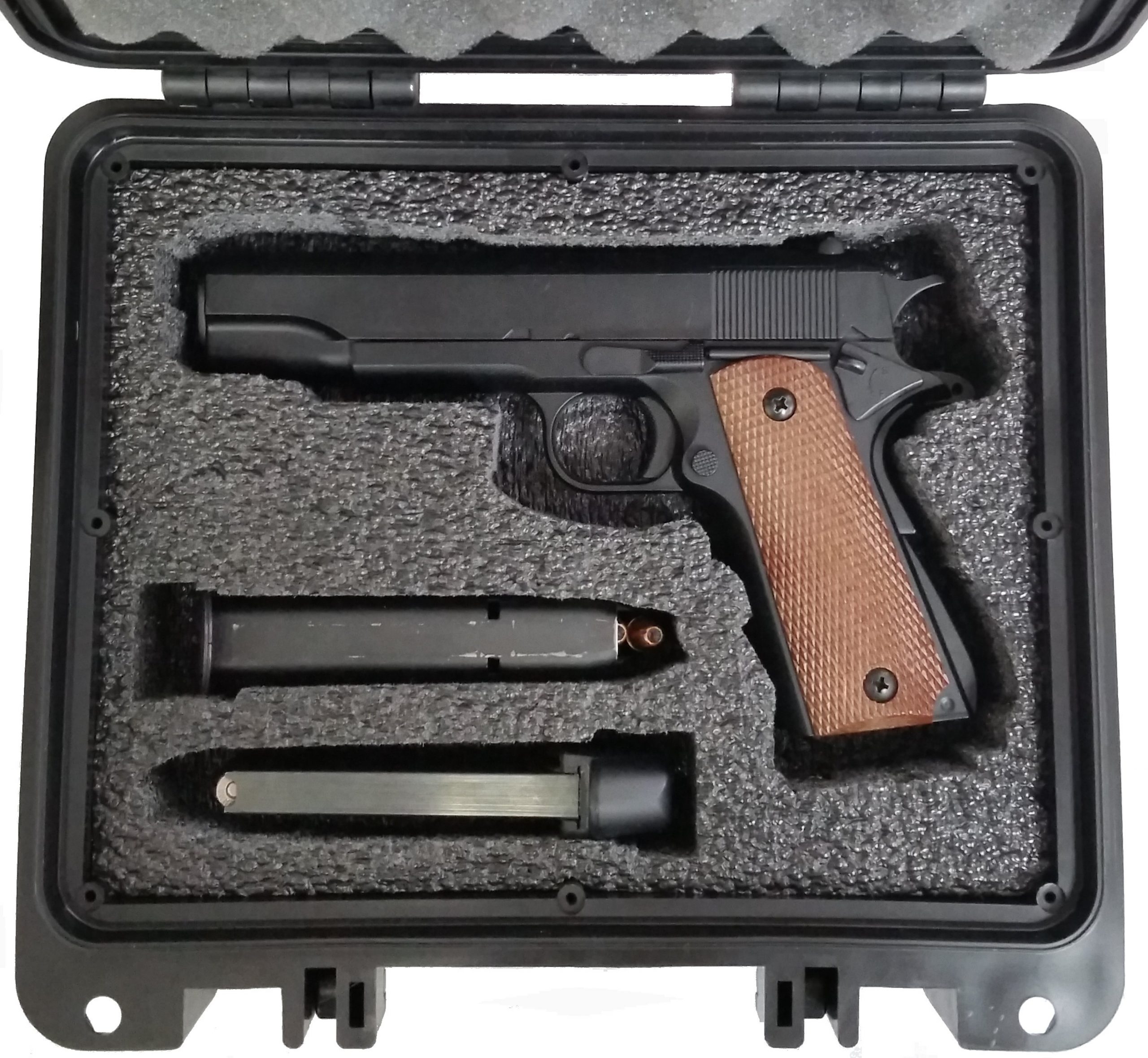 Case Club Waterproof 1 Pistol Case with Pre-Cut Pistol Foam Template