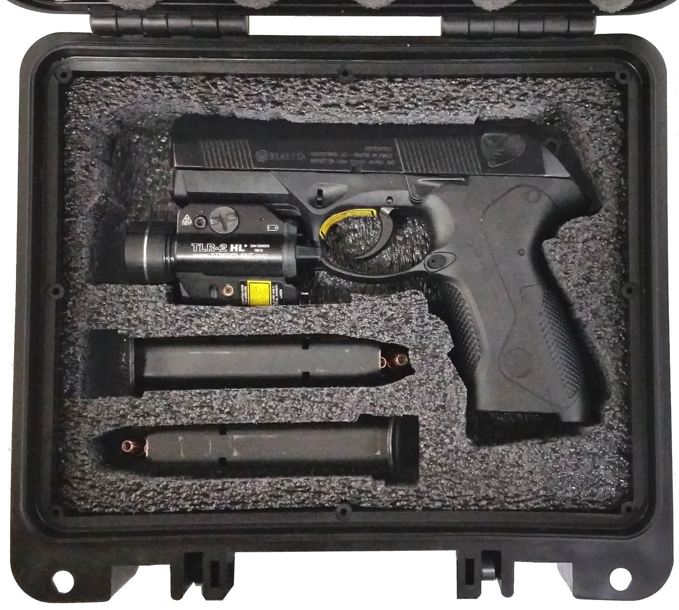 Case Club Waterproof 1 Pistol Case with PreCut Pistol Foam Template