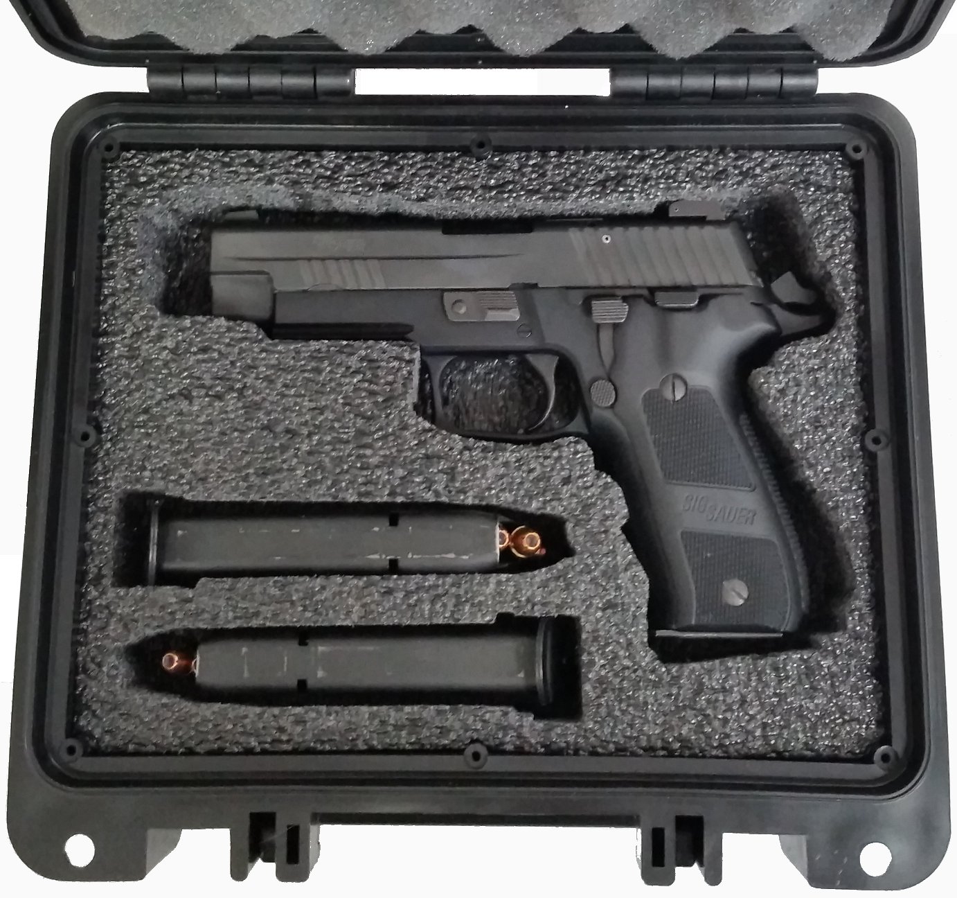 Case Club Waterproof 1 Pistol Case with PreCut Pistol Foam Template