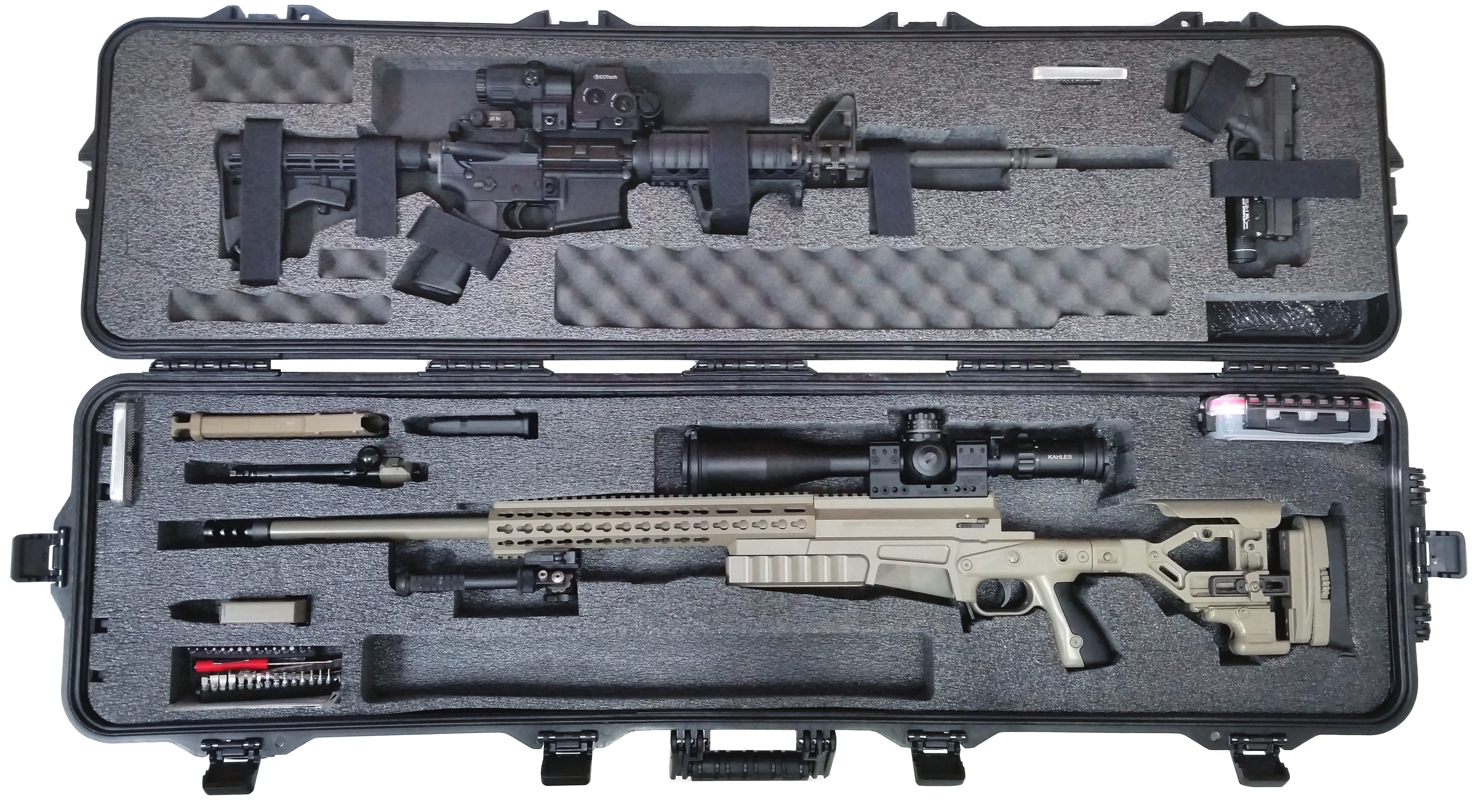 Case Club Waterproof Precision Rifle & AR15/AR10 Rifle Case with Silica Gel