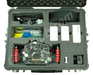 Ikelite DSLR Underwater Housing Case - Foam Example