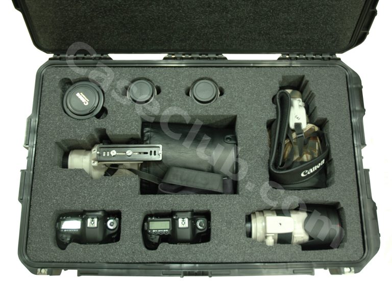 Multiple Canon Lens & Dual DSLR Camera Case