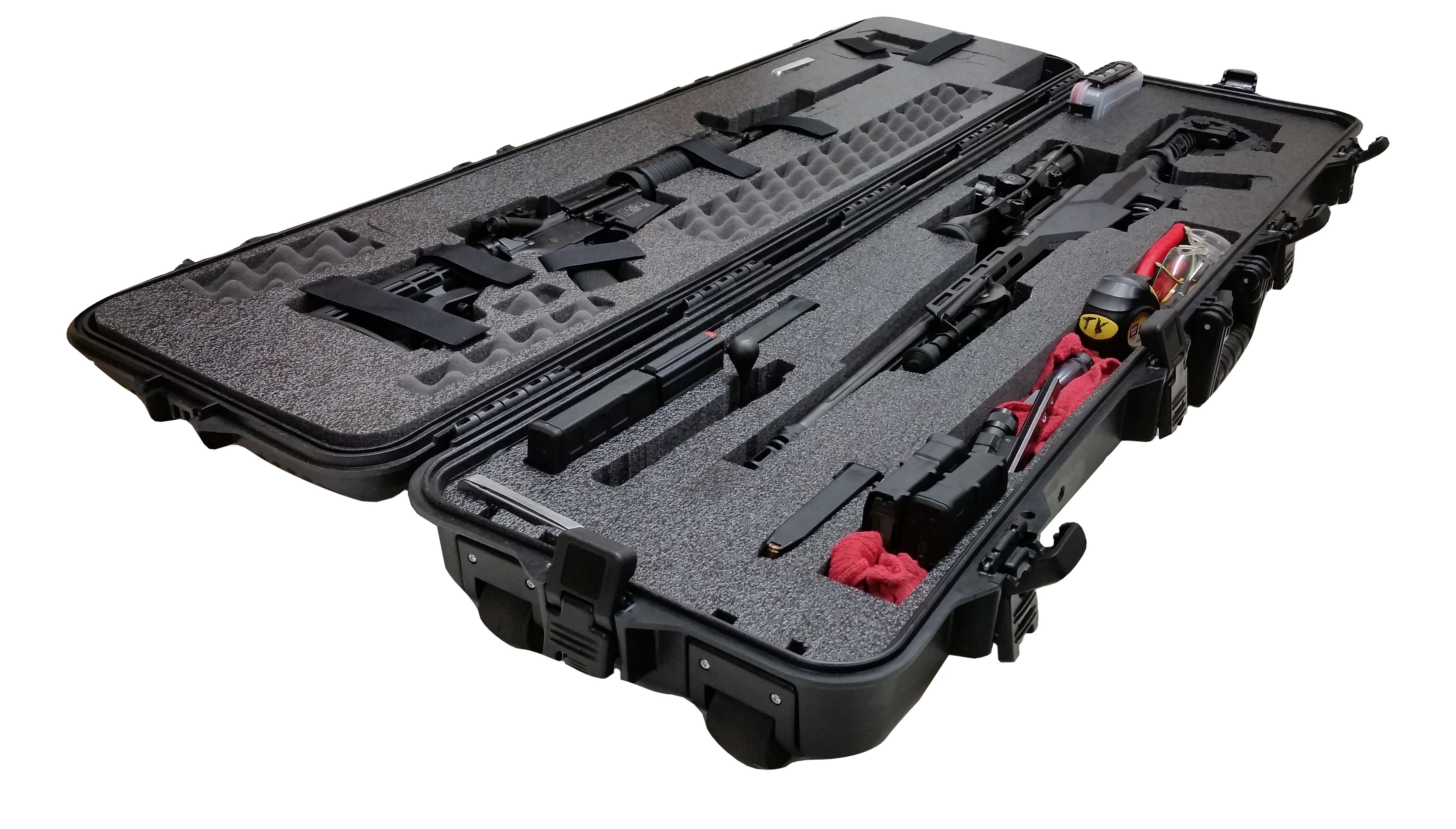 Case Club Waterproof Precision Rifle & AR15/AR10 Rifle Case with Silica Gel