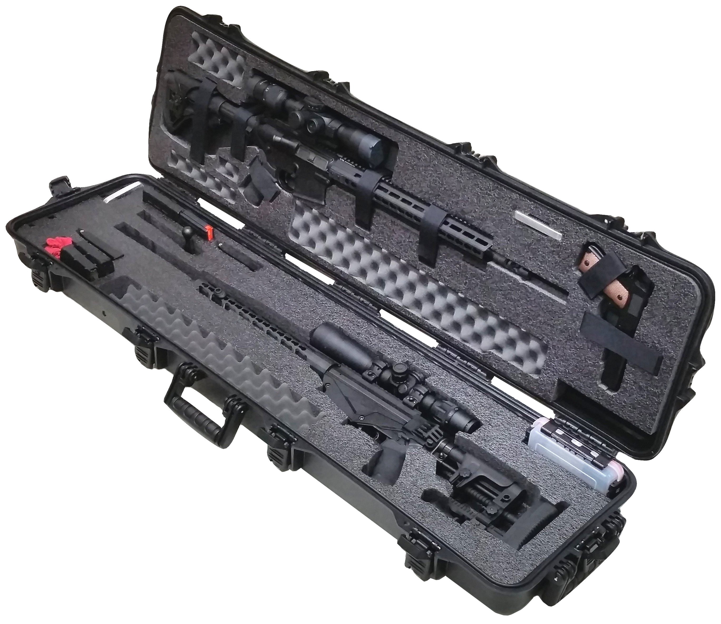 Case Club Waterproof Precision Rifle & AR15/AR10 Rifle Case with Silica Gel