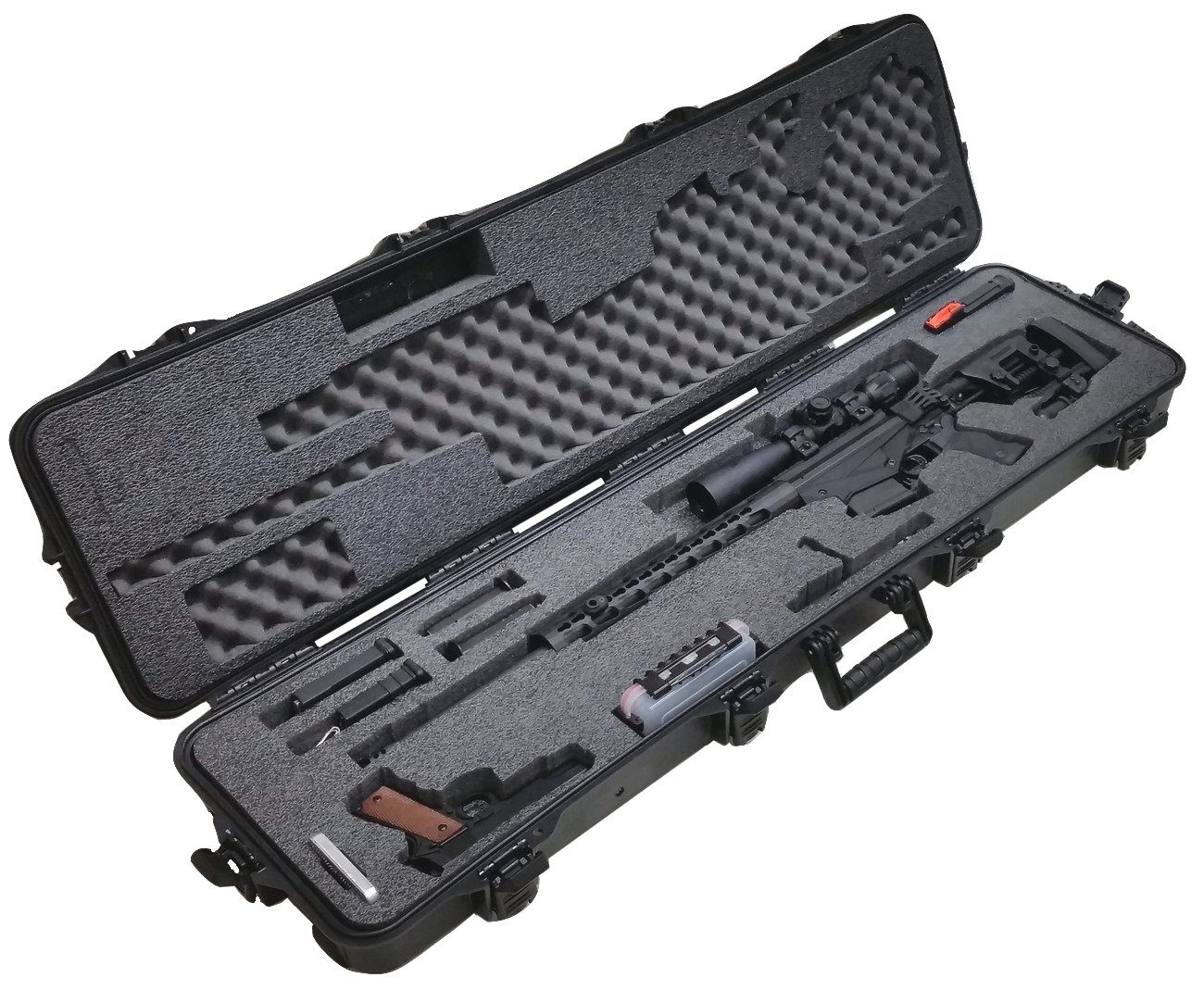 Case Club Waterproof Precision Rifle Case with Silica Gel & Accessory Box
