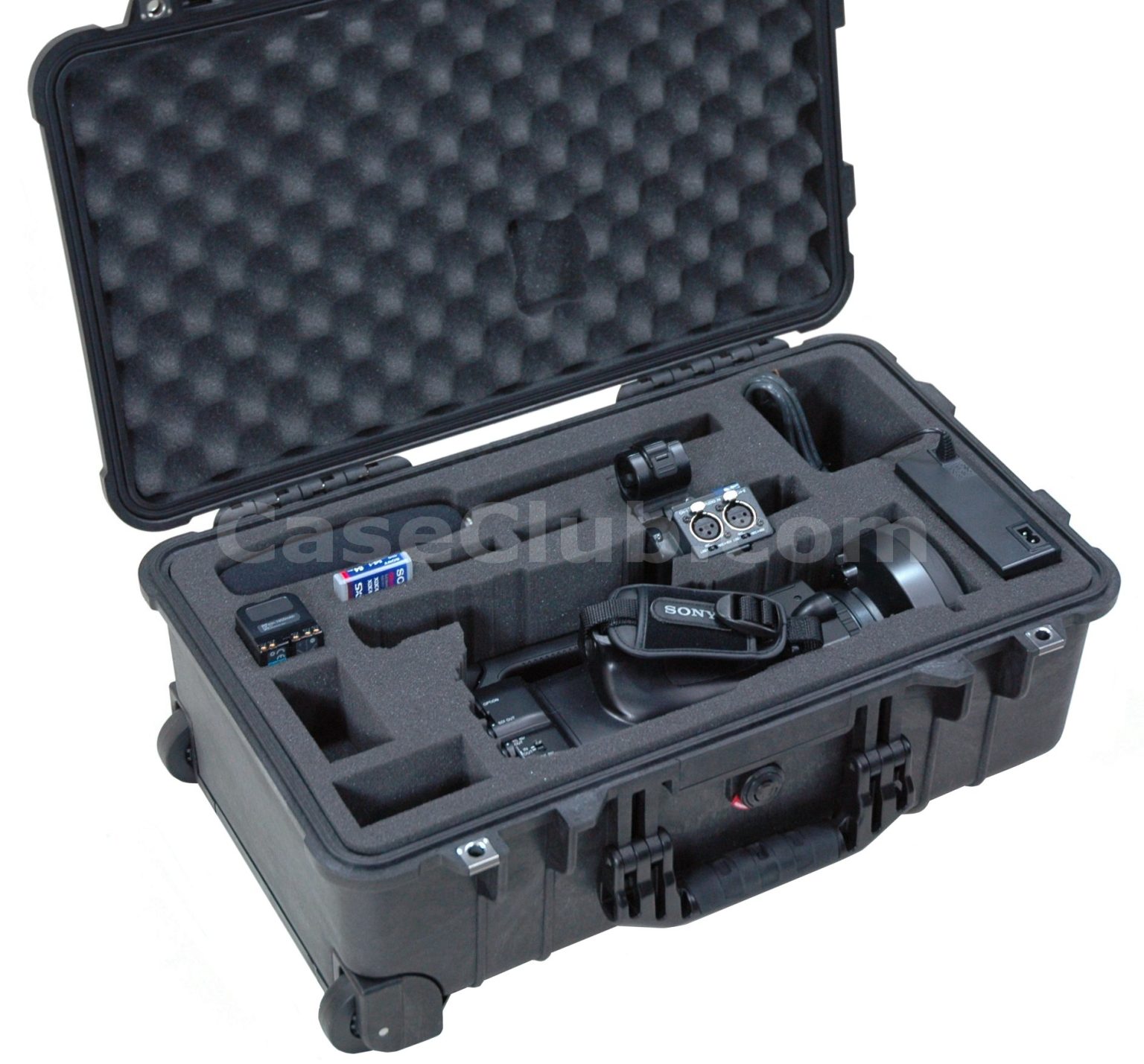 Waterproof Sony PMW200, HardSided Camera Case with Fitted Custom Foam