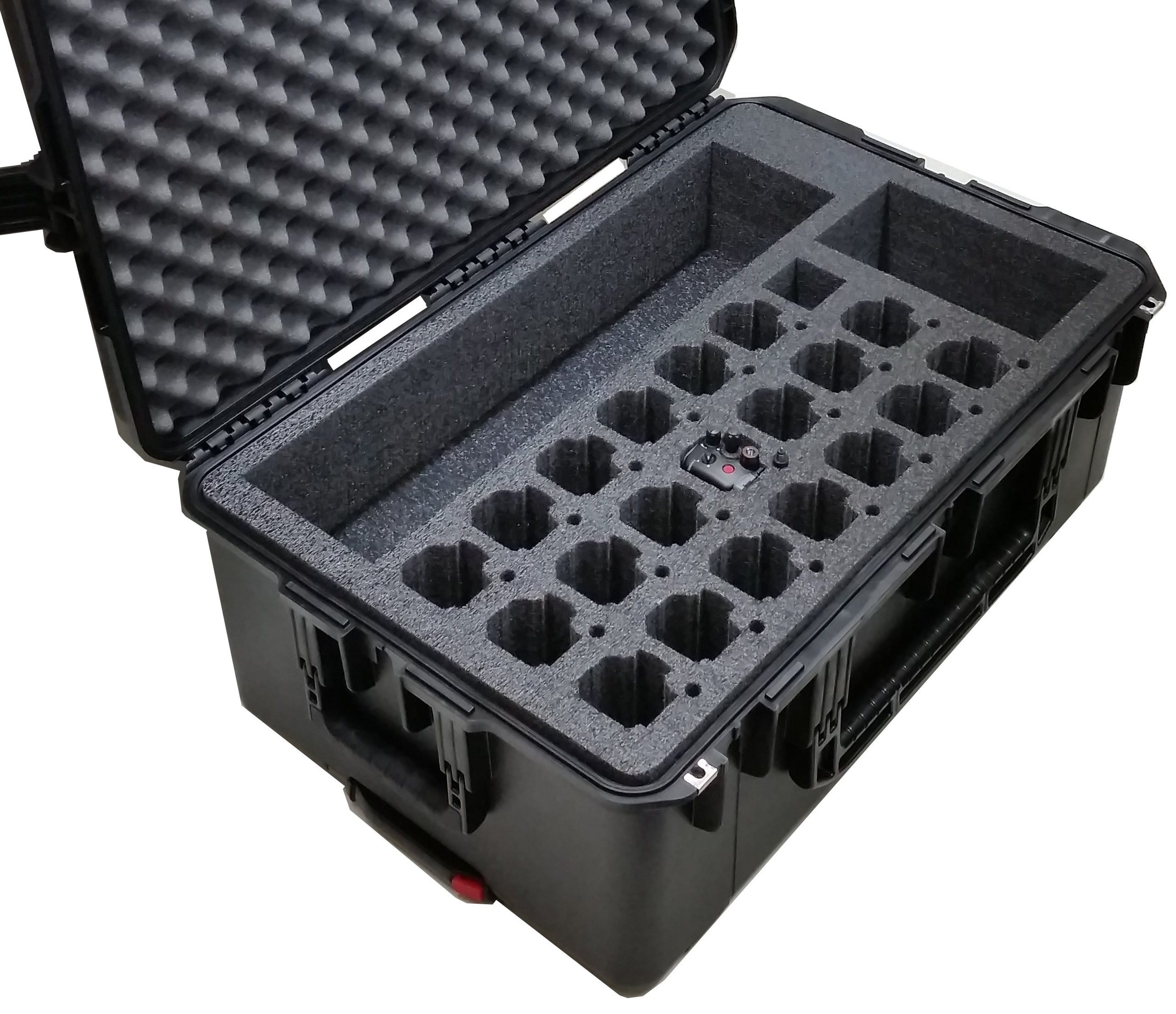 Qty 20 Harris XG75 Radio, 2 Charging Banks & Accessory Case XG75