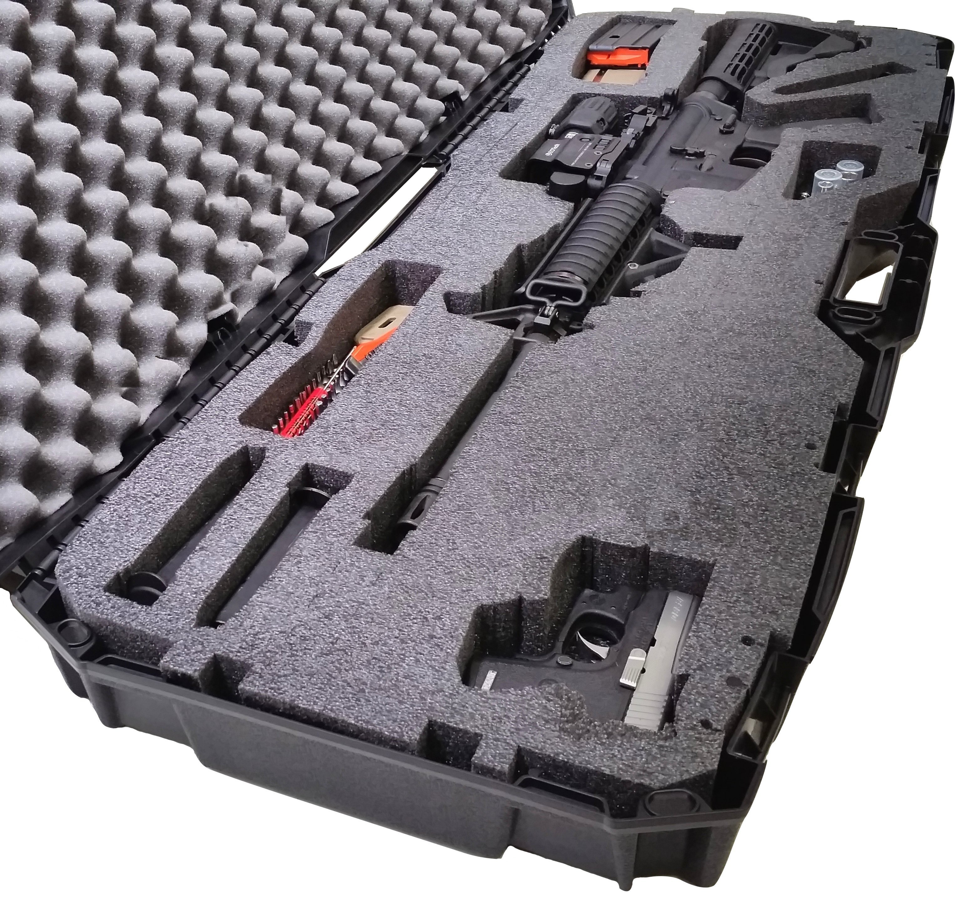 Case Club AR15 Rifle Carry Case for Rifle, Pistol & Magazines