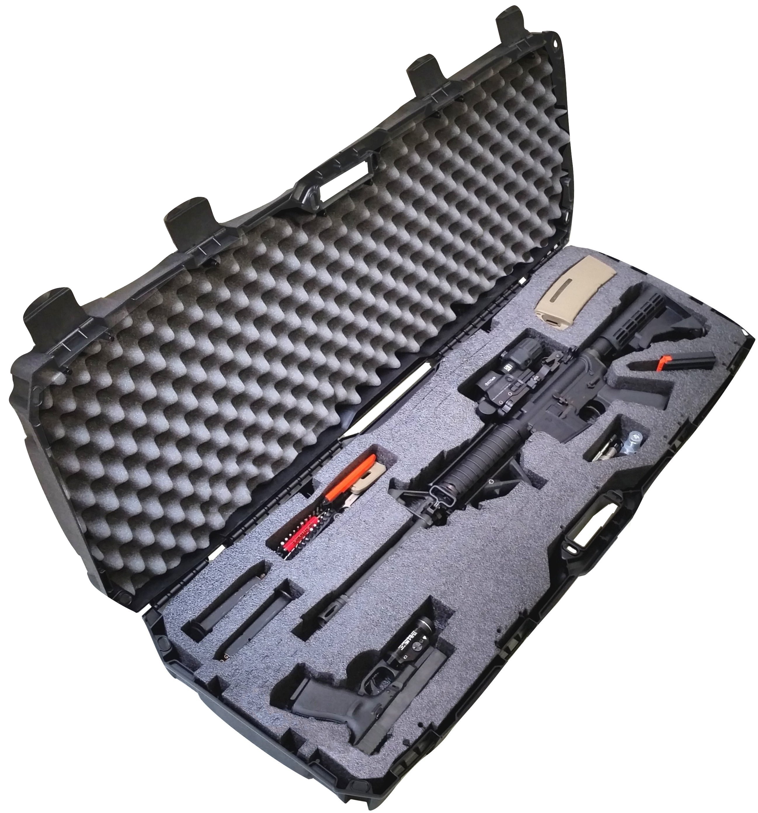 Case Club Waterproof AR15 Rifle Case with Silica Gel & Accessory Box