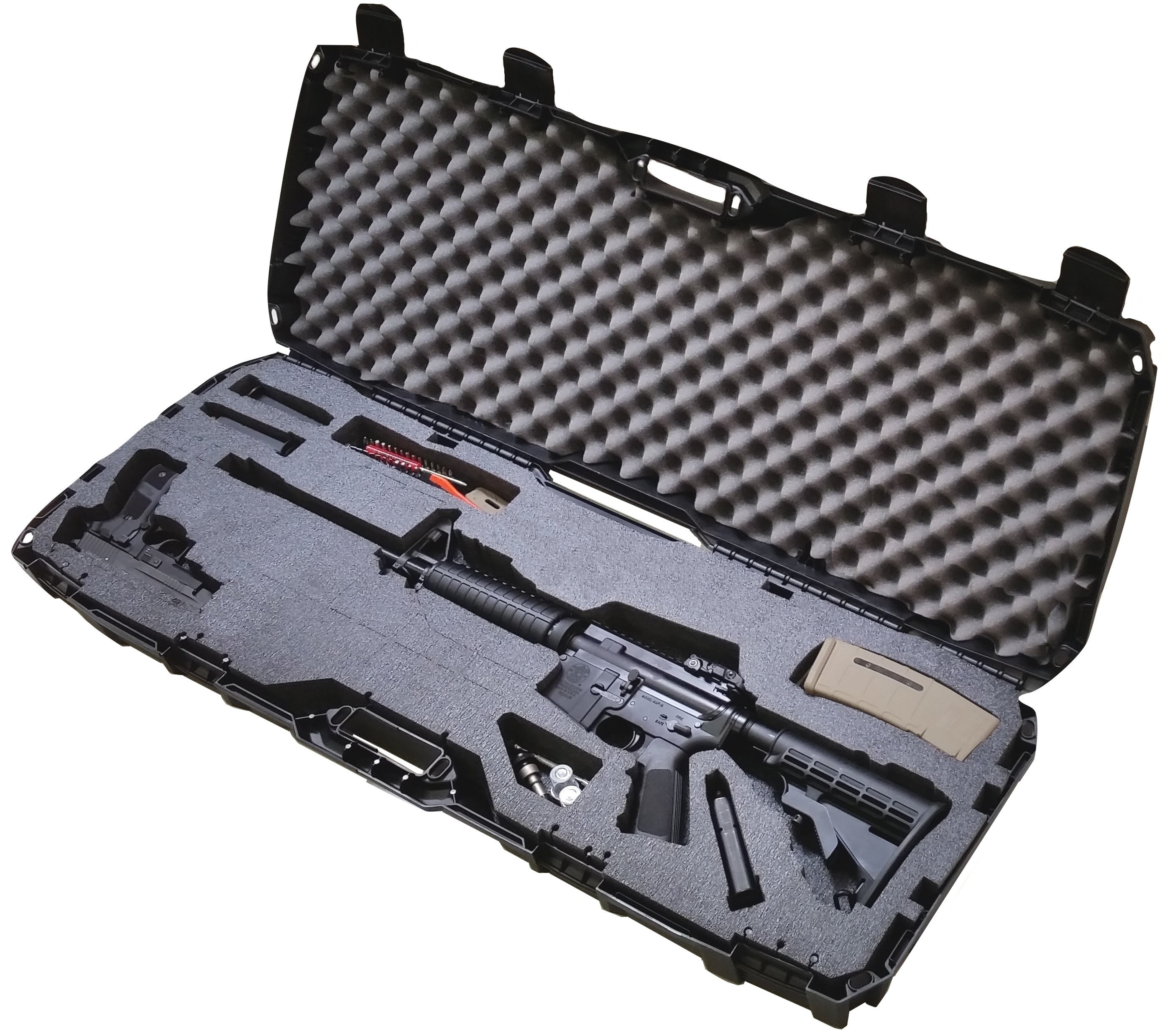 Case Club AR15 Rifle Carry Case for Rifle, Pistol & Magazines