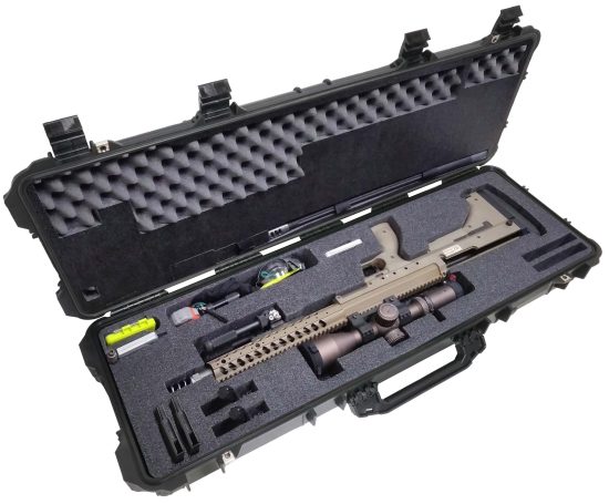 Desert Tech SRS A1, SRS A1 Covert, and HTI Rifle Case (Gen-2) - Foam Example