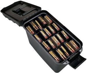 x20 AR15 Magazine (.223/5.56) Water-Resistant Box with Accessory Compartment - Foam Example