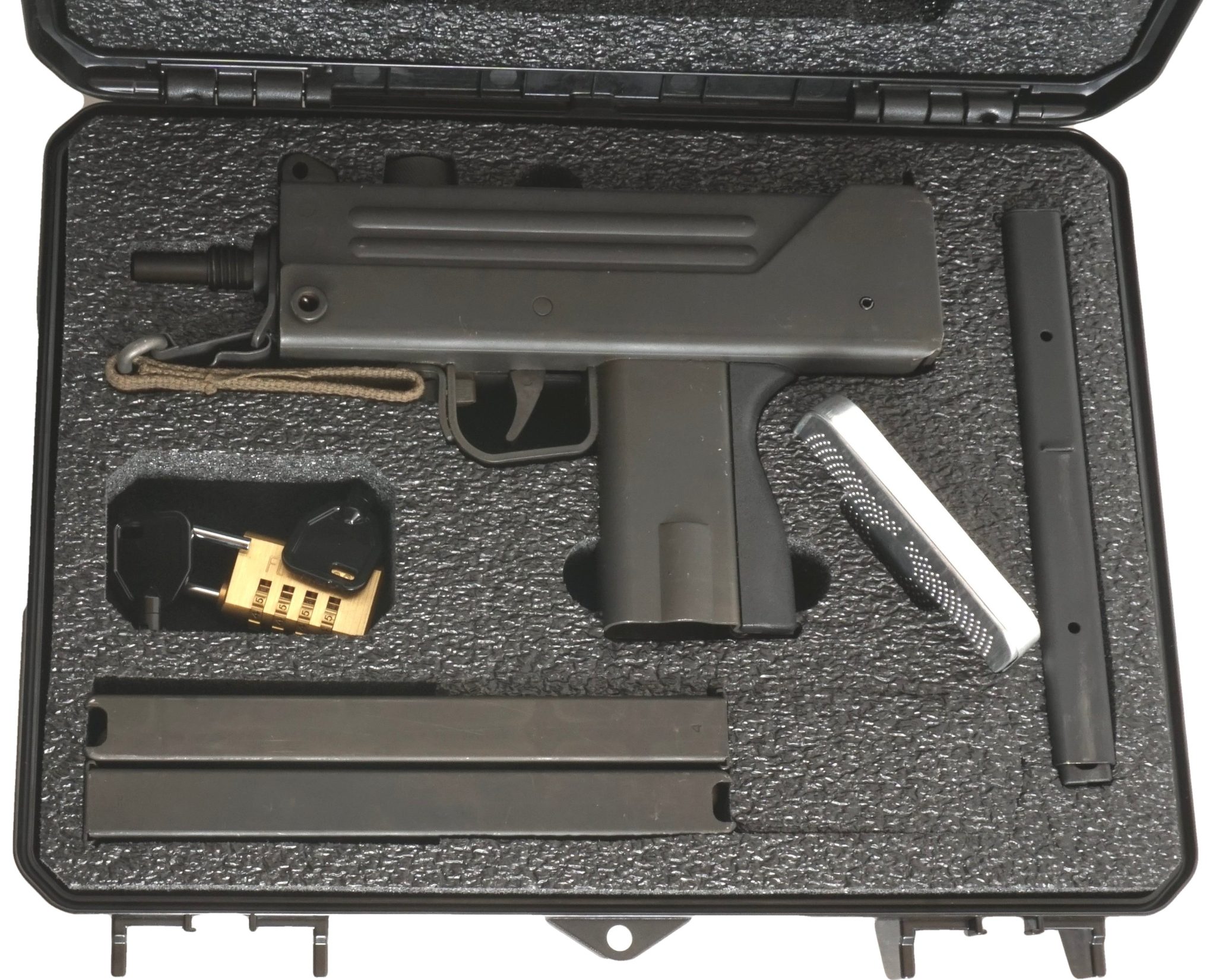 Case Club MAC10 Waterproof Heavy Duty Carrying Case PreCut Foam