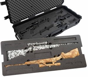 2 Hunting Rifle and 2 AR Rifle Case - Foam Example